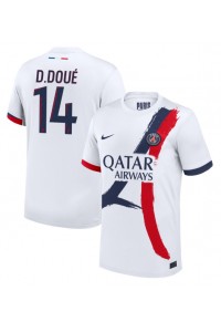 Fotbalové Dres Paris Saint-Germain Desire Doue #14 Venkovní Oblečení 2024-25 Krátký Rukáv